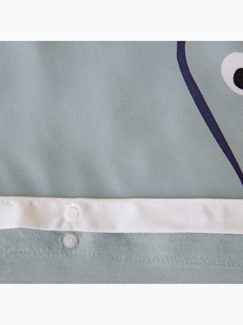 Parure de lit microfibre réversible imprimé éléphant 1 place 140x200cm Marceau - Kiabi
