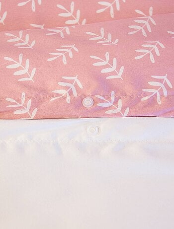 Parure de lit microfibre réversible imprimé forêt enchantée 1 place 140 x 200cm Lise