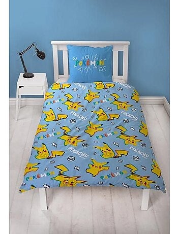 Parure de lit microfibre réversible Pikachu - POKEMON