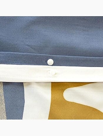 Parure de lit microfibre scandinave réversible - 3 pièces