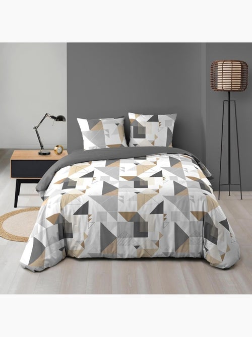 Parure de lit Microfibre Trigone Douceur d'Intérieur - Kiabi