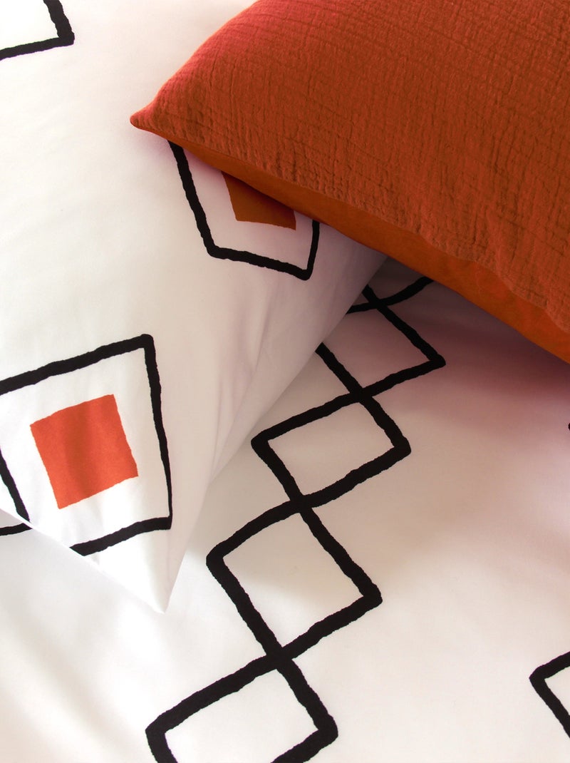 Parure de lit microfibre ZEST Rouge - Kiabi