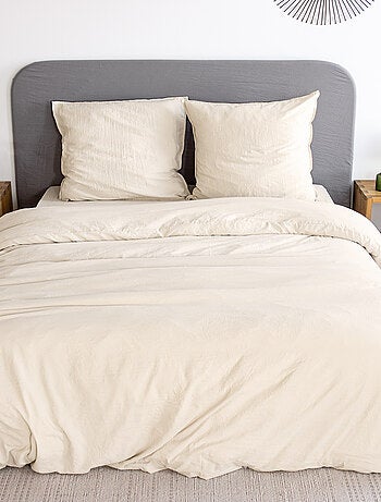 Parure de lit MILA micro lavée polyester
