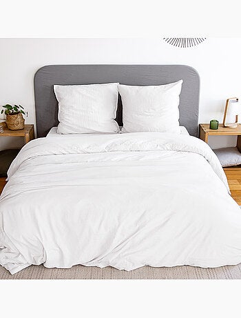 Parure de lit MILA micro lavée polyester