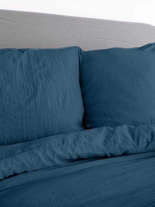 Parure de lit MILA micro lavée polyester - Kiabi