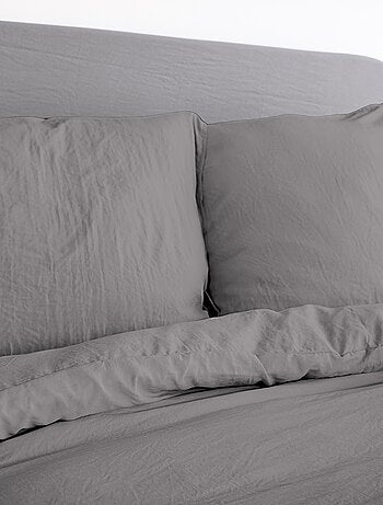 Parure de lit MILA micro lavée polyester