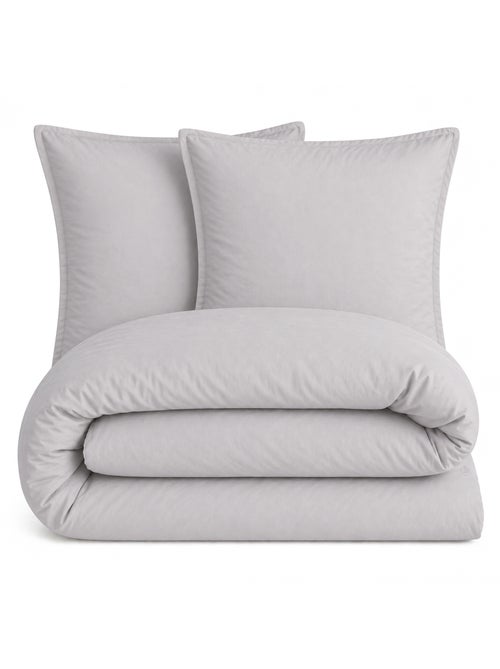 Parure de lit MILA micro lavée polyester - Kiabi