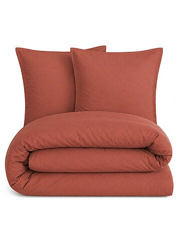 Parure de lit MILA micro lavée polyester