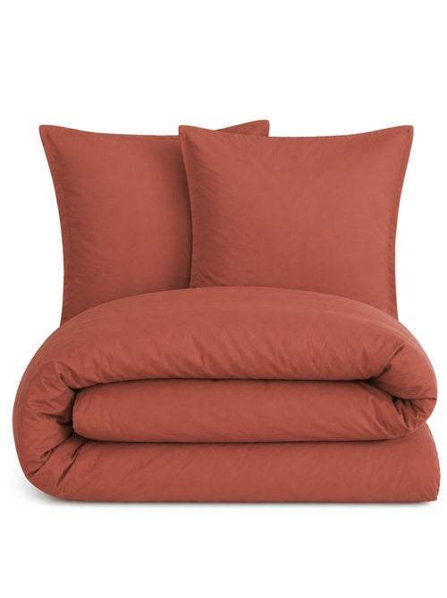 Parure de lit MILA micro lavée polyester - Kiabi
