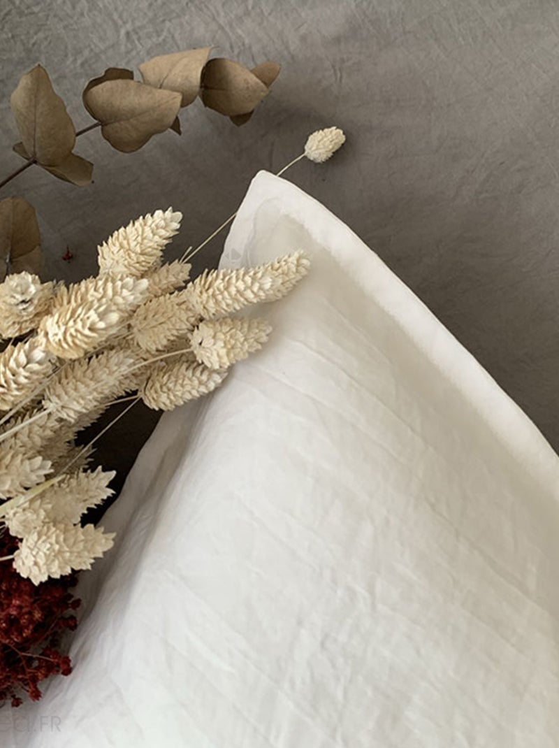 Parure de lit MILA micro lavée polyester Orange mandarine - Kiabi