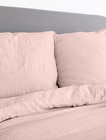 Parure de lit MILA micro lavée polyester
