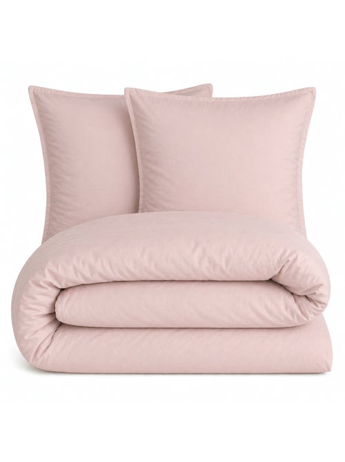 Parure de lit MILA micro lavée polyester - Kiabi
