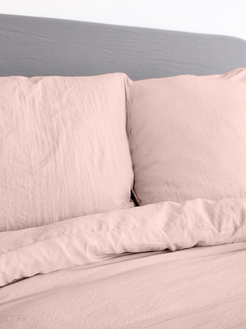 Parure de lit MILA micro lavée polyester - Kiabi