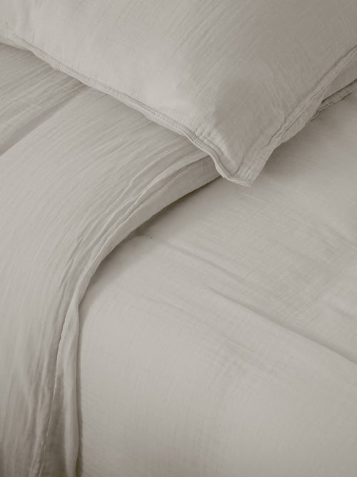 Parure de lit MILOS coton Taie 65x65 cm - Kiabi