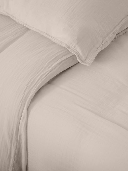 Parure de lit MILOS coton Taie 65x65 cm - Kiabi