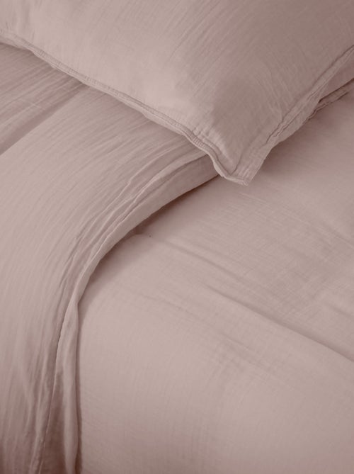 Parure de lit MILOS coton Taie 65x65 cm - Kiabi Parure de lit MILOS coton Taie 65x65 cm - Kiabi