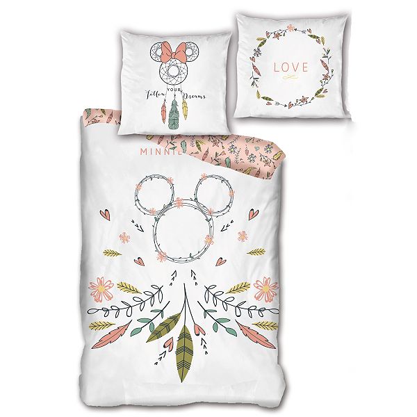 Parure De Lit Minnie 1 Personne Null Blanc Kiabi 24 00