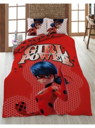 Parure de Lit Miraculous – Marinette – Housse de Couette + Taie d'oreiller