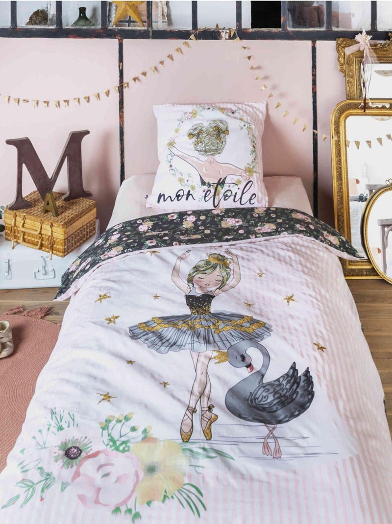 Parure de lit MON ETOILE Rose - Kiabi