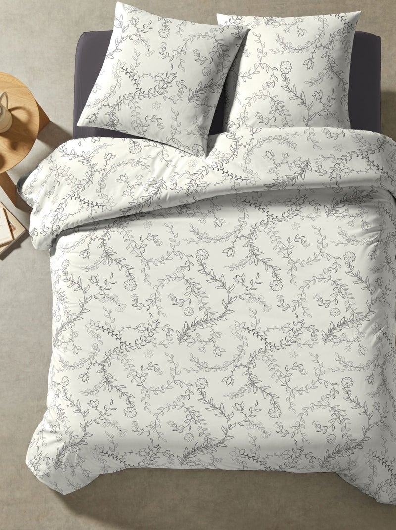 Parure de lit Moon gris anthracite - Kiabi