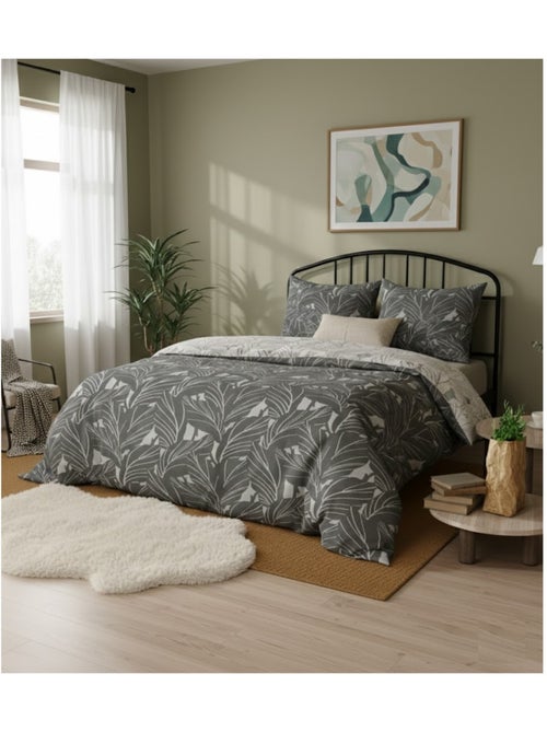 Parure de lit motif Tropical - Kiabi