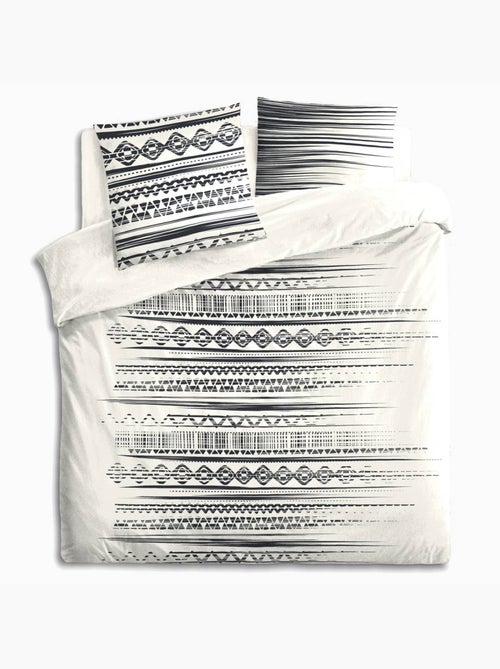 Parure de lit motifs graphiques ETNIK - Kiabi