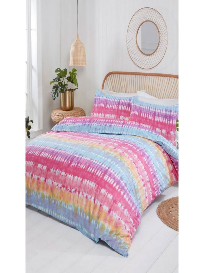Parure de lit multicolore -135 x 200 cm Multicolore - Kiabi