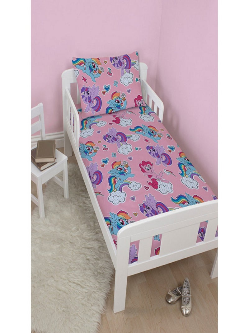 Parure de lit My Little Pony -Cupcake Junior- - 120 cm x 150 cm Rose - Kiabi
