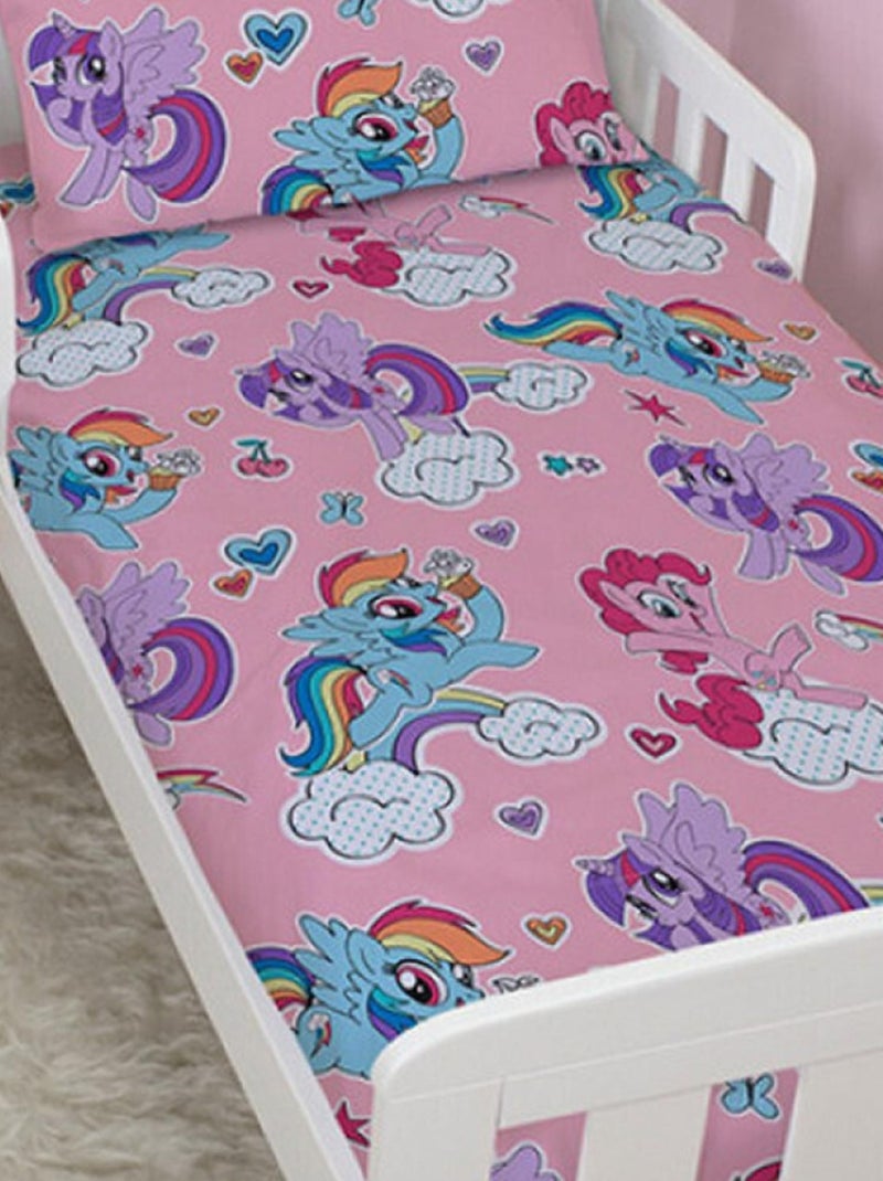 Parure de lit My Little Pony -Cupcake Junior- - 120 cm x 150 cm Rose - Kiabi