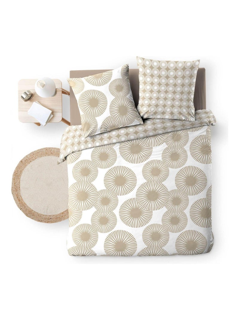 Parure de lit Nebulla Beige - Kiabi