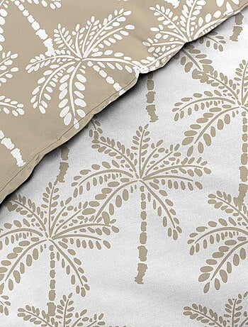 Parure de lit réversible 100% coton