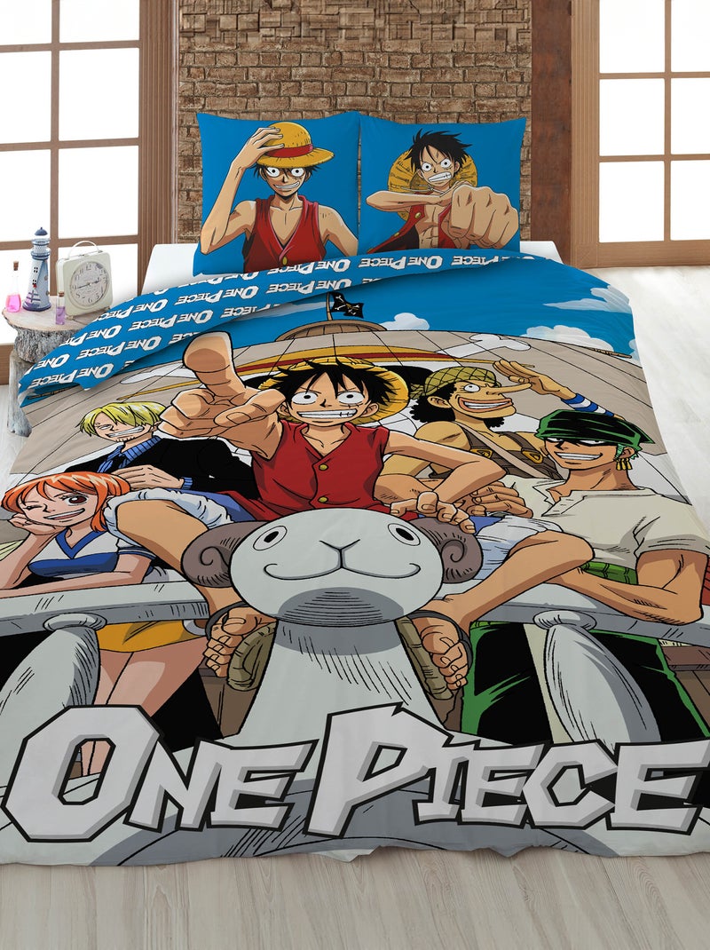 Parure de lit 'One piece' - 1 personne Multicolore - Kiabi