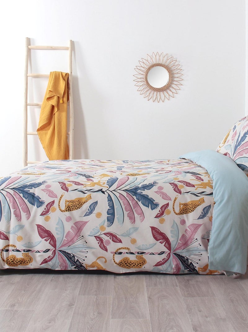 Parure de lit OUISTITI coton Bleu - Kiabi