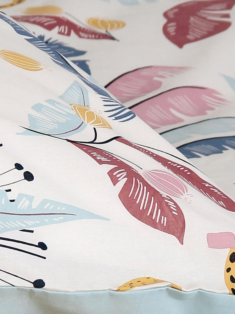 Parure de lit OUISTITI coton Bleu - Kiabi