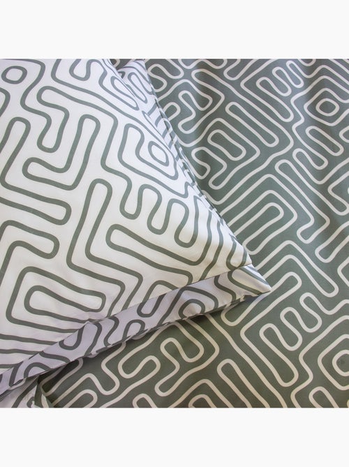 Parure de lit PARCHEMIN microfibre - Kiabi