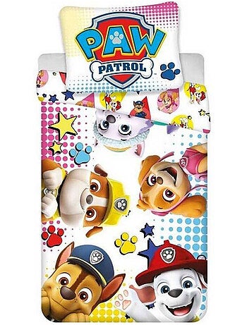 Parure de lit 'Pat Patrouille' microfibre – Housse 140x200 cm