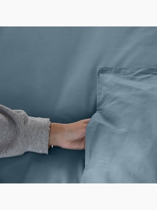 Parure de lit percale coton - 3 pièces - Kiabi Parure de lit percale coton - 3 pièces - Kiabi