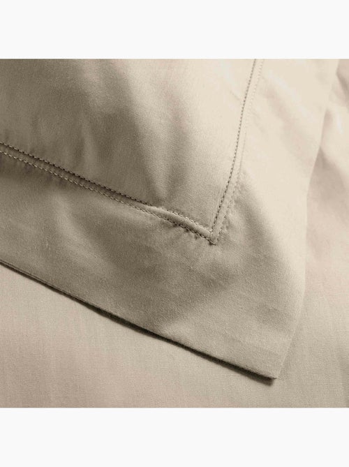 Parure de lit – Percale de coton 78 fils – Qualité Hôtel – 2 taies 63x63 cm - Kiabi