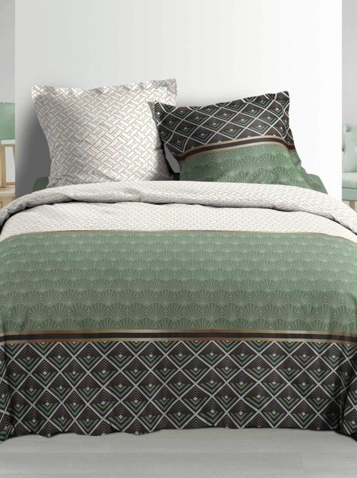 Parure de lit Percale de Coton 78fils Belor PROMO LINGE - Kiabi Parure de lit Percale de Coton 78fils Belor PROMO LINGE - Kiabi