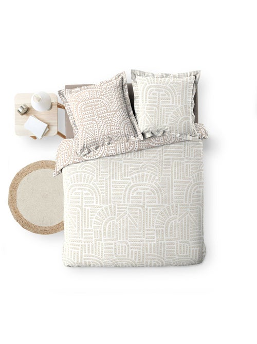Parure de lit Percale de Coton 78fils Eliot Douceur d'Intérieur - Kiabi Parure de lit Percale de Coton 78fils Eliot Douceur d'Intérieur - Kiabi