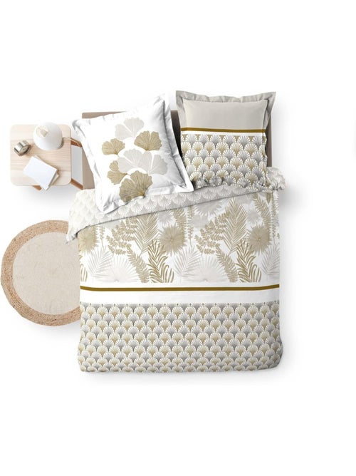 Parure de lit Percale de Coton 78fils MELISSE Douceur d'Intérieur - Kiabi