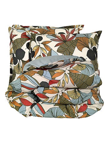 Parure de lit percale de coton CASCADE Taie 65x65 cm