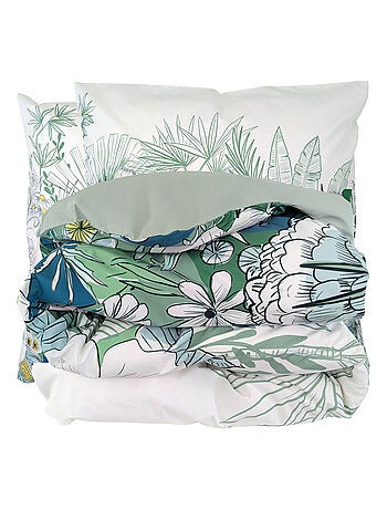 Parure de lit percale de coton collection BALI Taie 65x65 cm