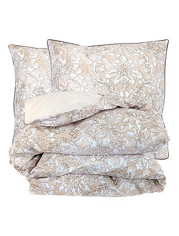 Parure de lit percale de coton collection PALAZZO Taie 65x65 cm