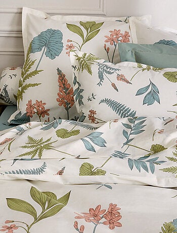 Parure de lit percale de coton FÉÉRIE Taie 50x70 cm
