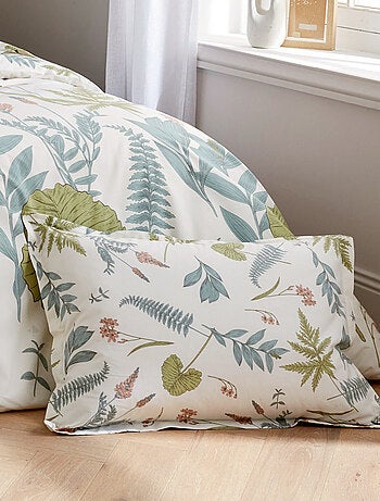 Parure de lit percale de coton FÉÉRIE Taie 50x70 cm