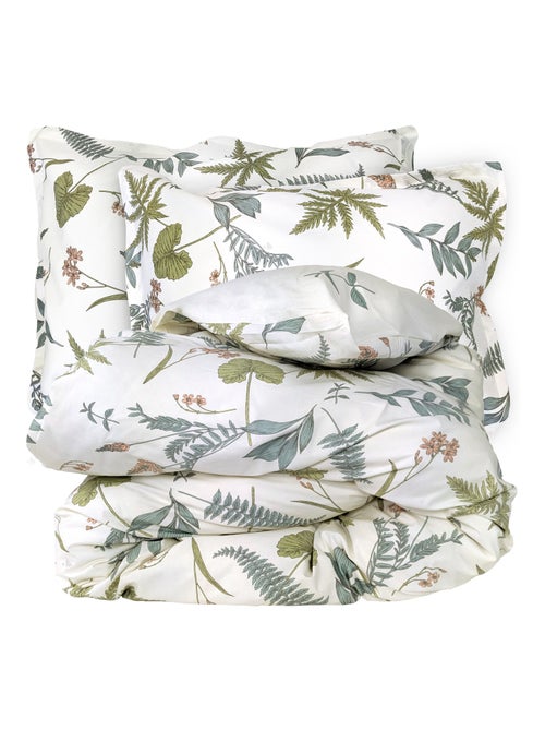 Parure de lit percale de coton FÉÉRIE Taie 50x70 cm - Kiabi