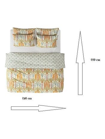 Parure de lit percale de coton Janice