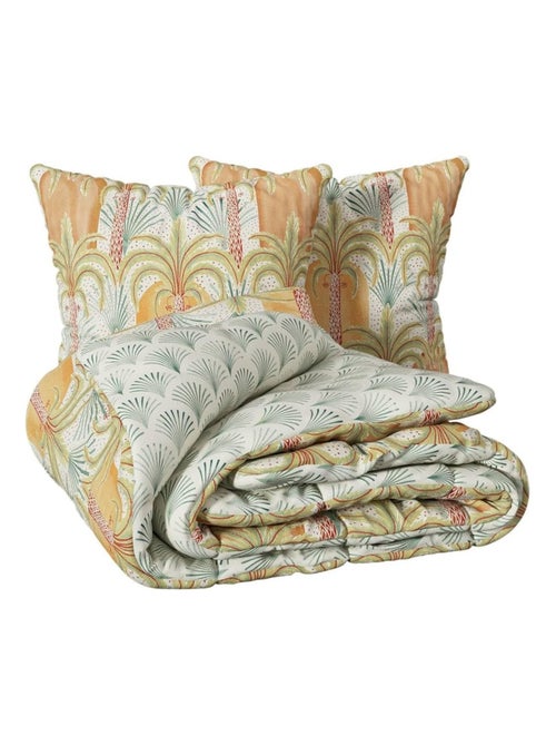 Parure de lit percale de coton Janice - Kiabi