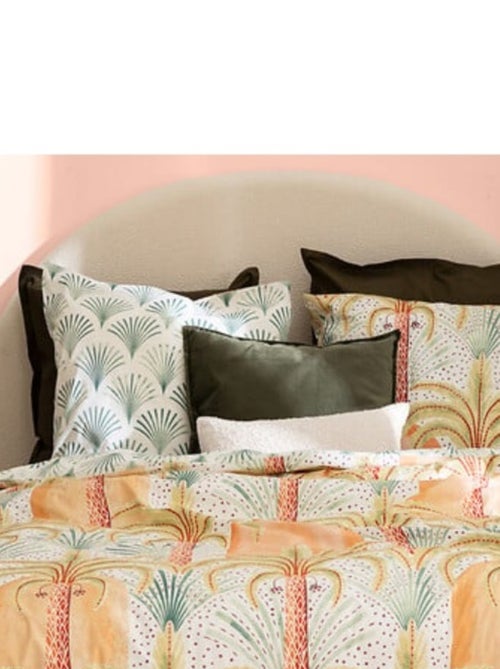Parure de lit percale de coton Janice - Kiabi